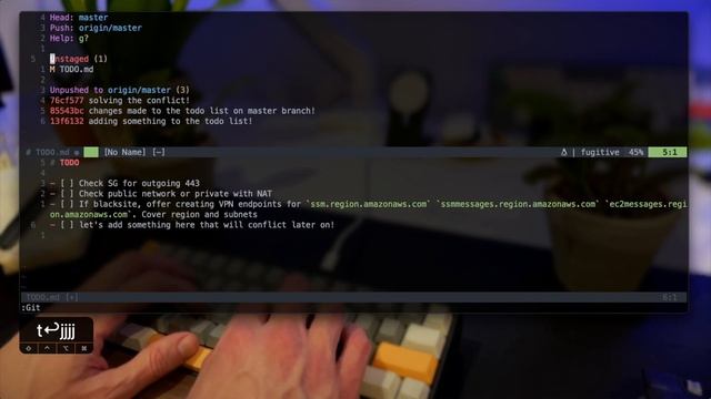 Resolve Git Merge Conflicts with Neovim and Fugitive! смотреть онлайн