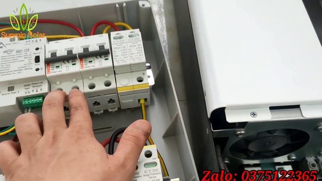 Hướng Dẫn đấu Nối Máy Hybrid Luxpower SNA 5kw Với Tủ điện Full Hybrid Mới Nhất