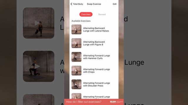 The Fitness App – How to ban specific exercises смотреть онлайн