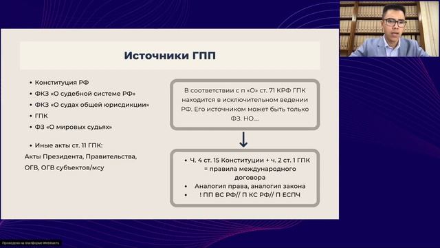 Система судов общей юрисдикции. Источники и принципы гражданского процесса смотреть онлайн