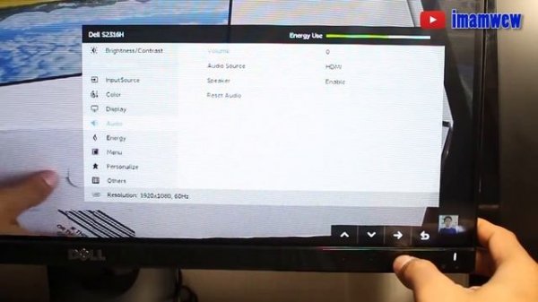 DELL MONITOR S2316H Setting