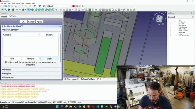 Zero 2 CAM Stream #1- Freecad Path workbench смотреть онлайн