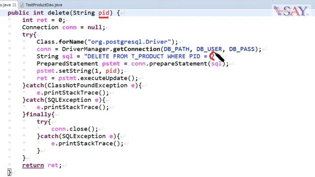 088-JDBC-DELETE文【新人エンジニアが最初に覚えたい100のJava文法】 смотреть онлайн