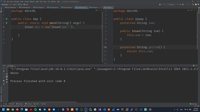 Java Darslari #20 dars Javada Private, Protectod, Public va Static kalit so'zlari haqida смотреть онлайн