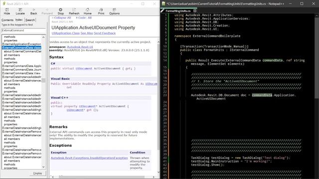 Change Unit System Revit API using .NET CLI смотреть онлайн