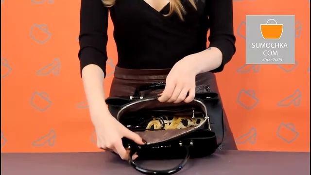 Классическая сумка Fiato Dream 6006 saffiano black смотреть онлайн