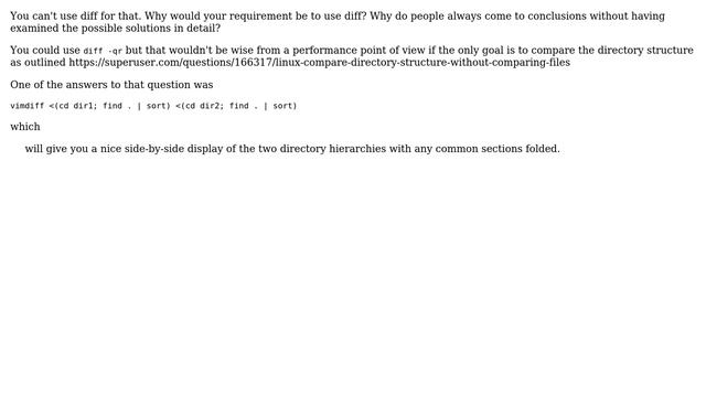Unix & Linux: Diff: only compare if file exists, not contents (2 Solutions!!) смотреть онлайн