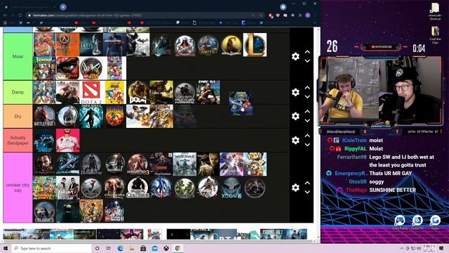 The ULTIMATE Video Game Tier List!! смотреть онлайн