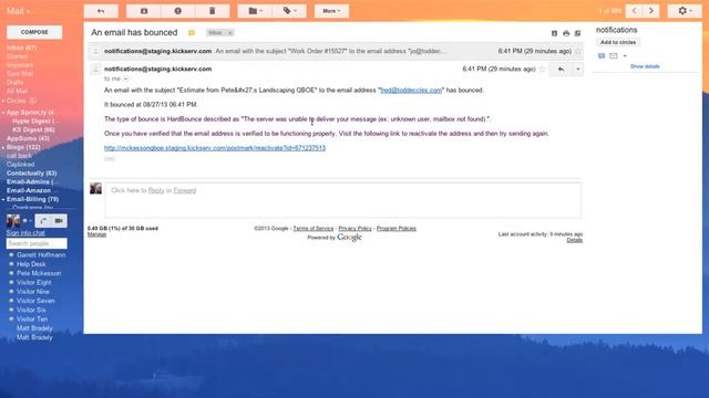 Email Bounce Activity Notification смотреть онлайн