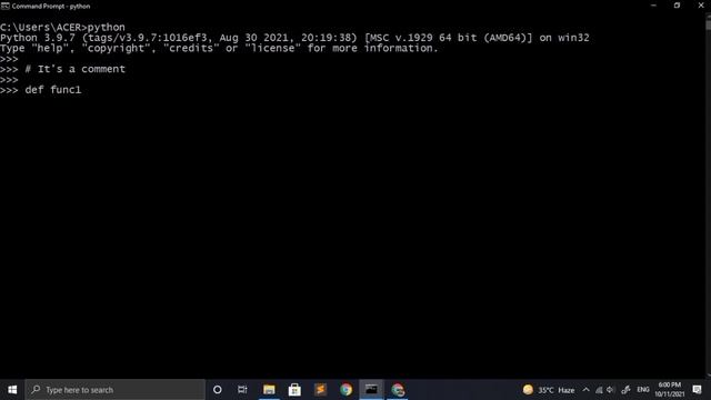 Comments in python || Single-line Comments || Multi-line Comments #python3 #python #programming смотреть онлайн