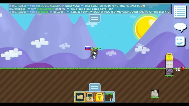 МОЕ ПЕРВОЕ ВИДЕО ПРО GROWTOPIA. НАЧАЛО ИГРЫ В GROWTOPIA. КОНКУ.... смотреть онлайн