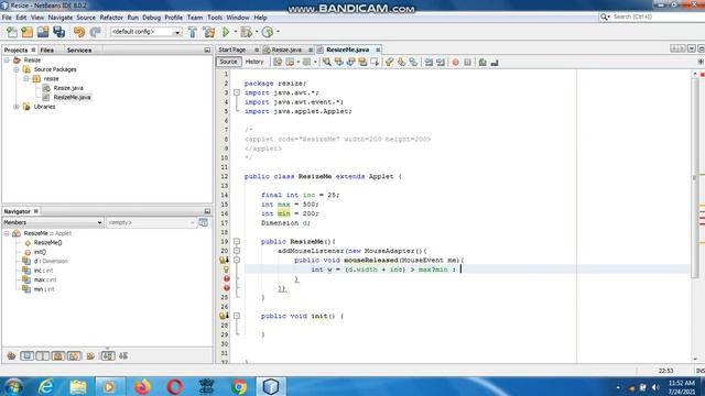 Java the complete Reference Ninth Edition (Chapter 25) Example (5) Sizing Graphics смотреть онлайн