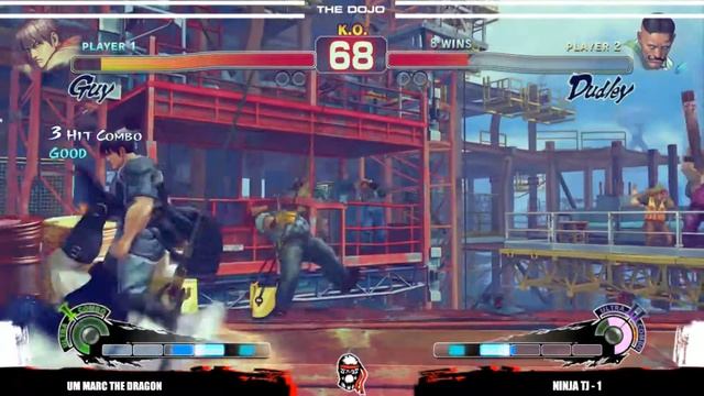 Unequalled Media X TeamNinja The Dojo: UM Marc The Dragon (Guile/Guy) vs Ninja TJx (Dudley) смотреть онлайн
