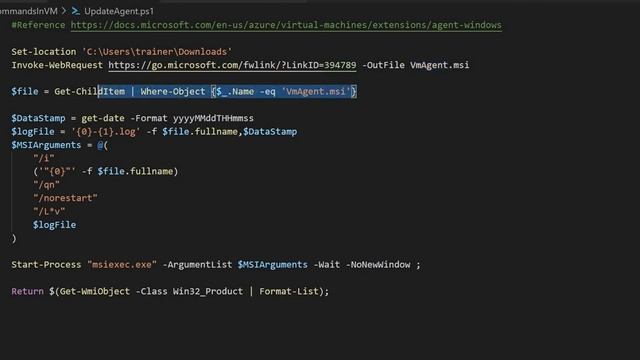 Remotely install / update Azure VM Agent | Azure PowerShell смотреть онлайн
