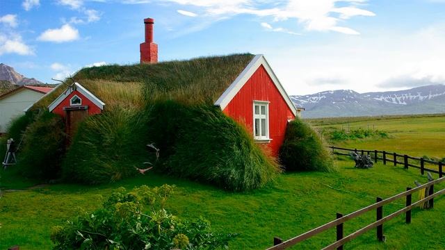 Зачем в скандинавских странах на крышах домов садят траву, и почему эта затея нигде не прижилась смотреть онлайн