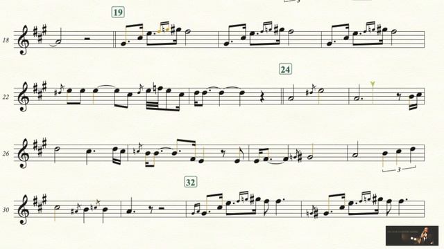Luis Graziatto - Can't Help Falling In Love With You - Alto Saxophone Cover Transcription смотреть онлайн