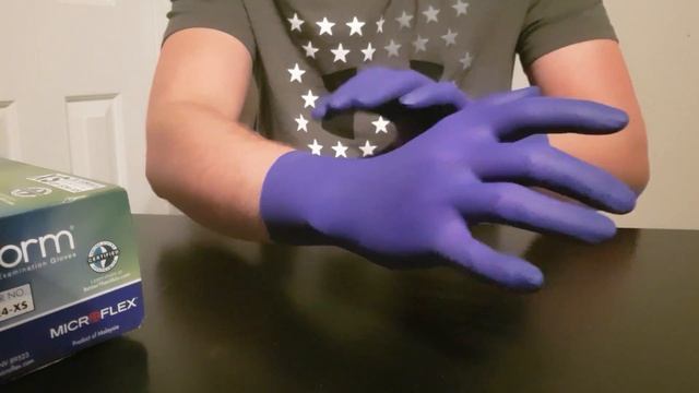 Nitrile gloves XS Microflex Ultraform смотреть онлайн