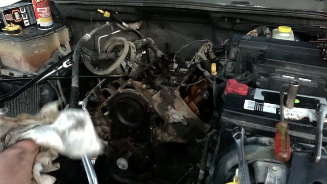 Grand Cherokee WK 5.7 Hemi Engine Removal Part 1 смотреть онлайн
