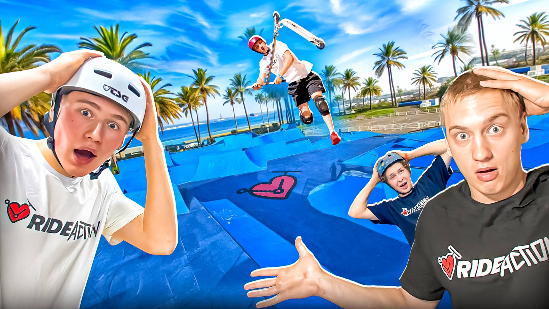 РАСПАКОВКА НОВОГО СКЕЙТ-ПАРКА СУМАСШЕДШИМИ САМОКАТЕРАМИ! смотреть онлайн