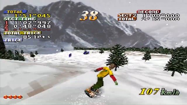 Cool boarders 1- PS1 on ps3- Shitty game!! смотреть онлайн