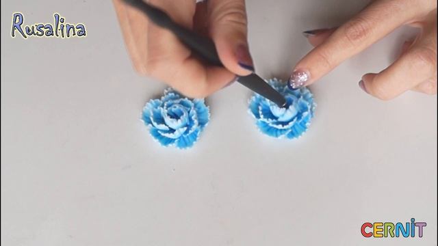 DIY ❤ Ледяные цветы из полупрозрачной полимерной глины ❤ Зимние украшения ❤ Серьги смотреть онлайн