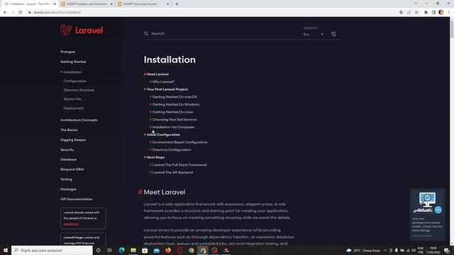Instalando o Laravel 9 - Aula 2 (Curso Completo CRUD com Laravel 9) смотреть онлайн