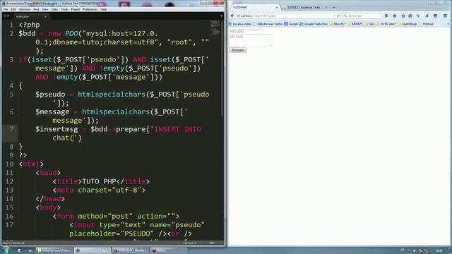 TUTO PHP - #13 Créer un chat смотреть онлайн