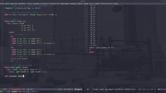 Advent of Code day 2 Clojure Walkthrough смотреть онлайн