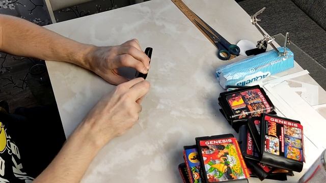 Обновляю дизайн картриджей денди и сеги смотреть онлайн