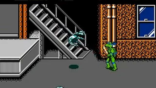 Teenage Mutant Ninja Turtles II, The Arcade Game [NES Walkthrough] смотреть онлайн