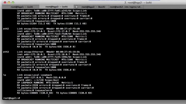 BGP on Linux Ubuntu 12.04 with bgpd-zebra-quagga смотреть онлайн