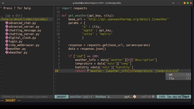 Weather Forecast in Python смотреть онлайн