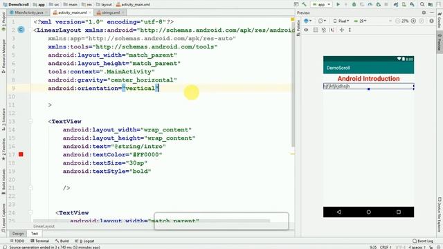 #8 ScrollView With TextView in Android Studio in Hindi by Abhishek Sinha смотреть онлайн