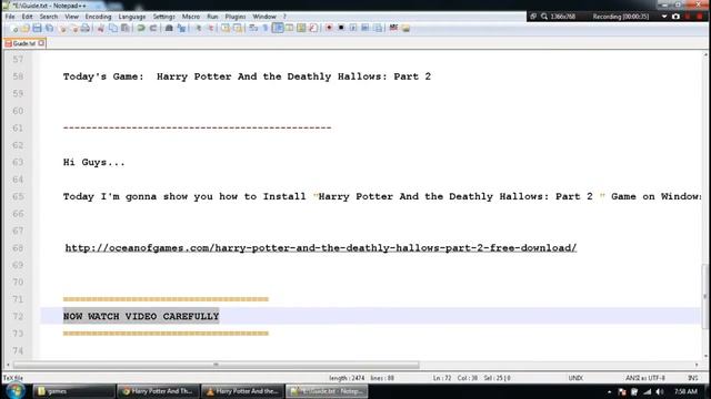 How To Install Harry Potter And The Deathly Hallows Part 2 Game Without Errors And Problems смотреть онлайн