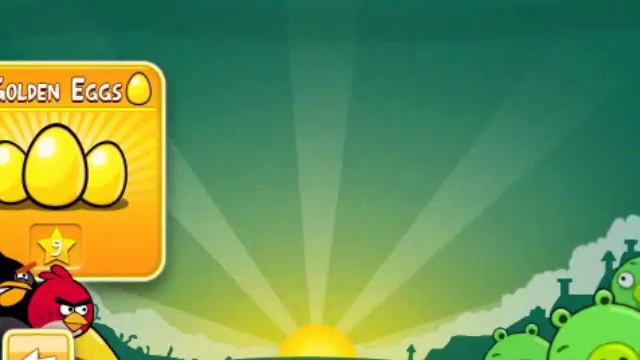 Angry Birds - Finding that Golden Egg on the Middle Left смотреть онлайн
