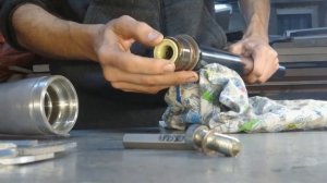 Обслуживание вилки мотоцикла  Yamaha DragStar