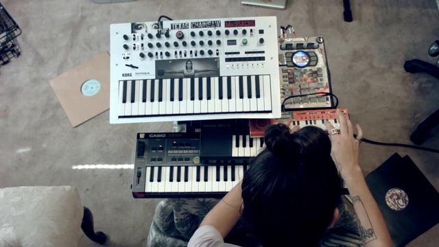 Making Lofi with Minilogue, Casio SK-1, VL-1, CZ101 + SP404SX смотреть онлайн