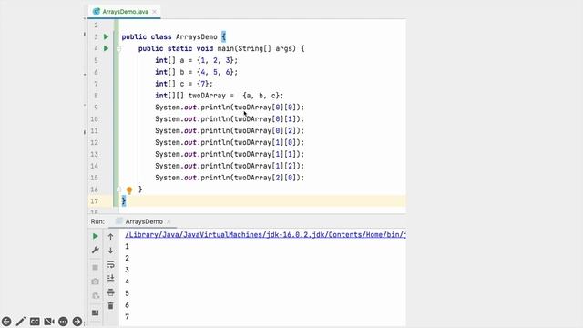 Types of arrays and how Multidimensional Arrays store in memory In Java смотреть онлайн