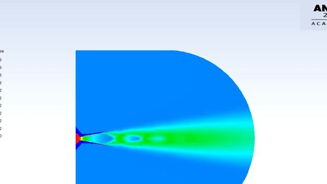 fluent rocket plume cfd sim. смотреть онлайн