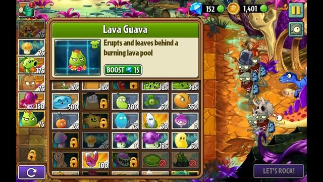 Plants vs Zombies 2 #151 Jurassic Marsh Прохождение Gameplay Walkthrough ios android смотреть онлайн