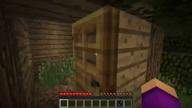 Я НАШЕЛ ЗАБРОШЕННУЮ ДЕРЕВНЮ В ЛЕСУ В МАЙНКРАФТ 100% троллинг ловушка minecraft смотреть онлайн