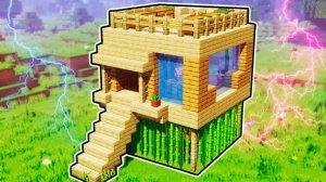 СТАРТОВЫЙ ДОМ В МАЙНКРАФТ!