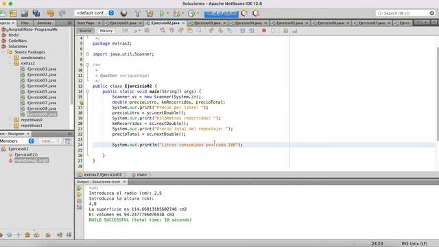 Programación Java - Ejercicios extra I смотреть онлайн