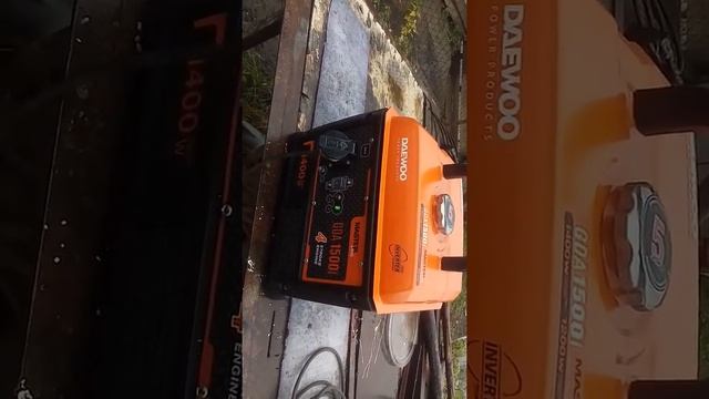 Бензогенератор инверторный Daewoo GDA1500I смотреть онлайн