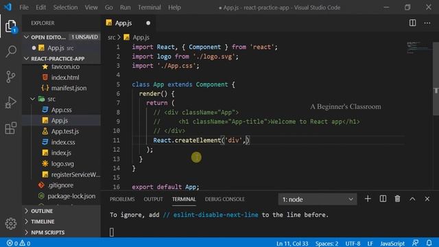 Learn React: 5 - JSX in React смотреть онлайн