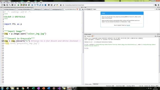 Converting An Image From Colour To Greyscale Using Python!! смотреть онлайн