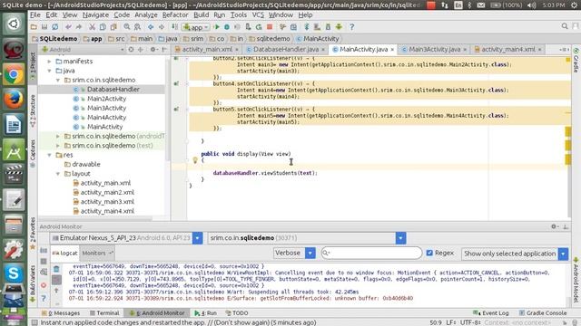 initializing SQLite database for a project in android studio part2 смотреть онлайн