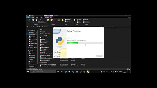 python installation смотреть онлайн