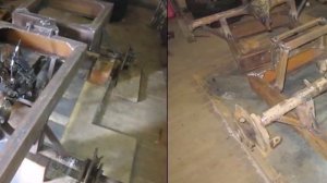 3. Минитрактор переломка полный привод 4х4 своими руками. Мосты и Раздатка + Фото