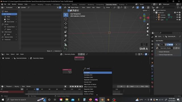 Particle Trails with Simulation Nodes in Blender 3.5 | Tutorial смотреть онлайн